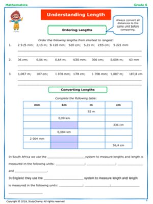 cover image of Grade 6 Maths: Workbook - Length